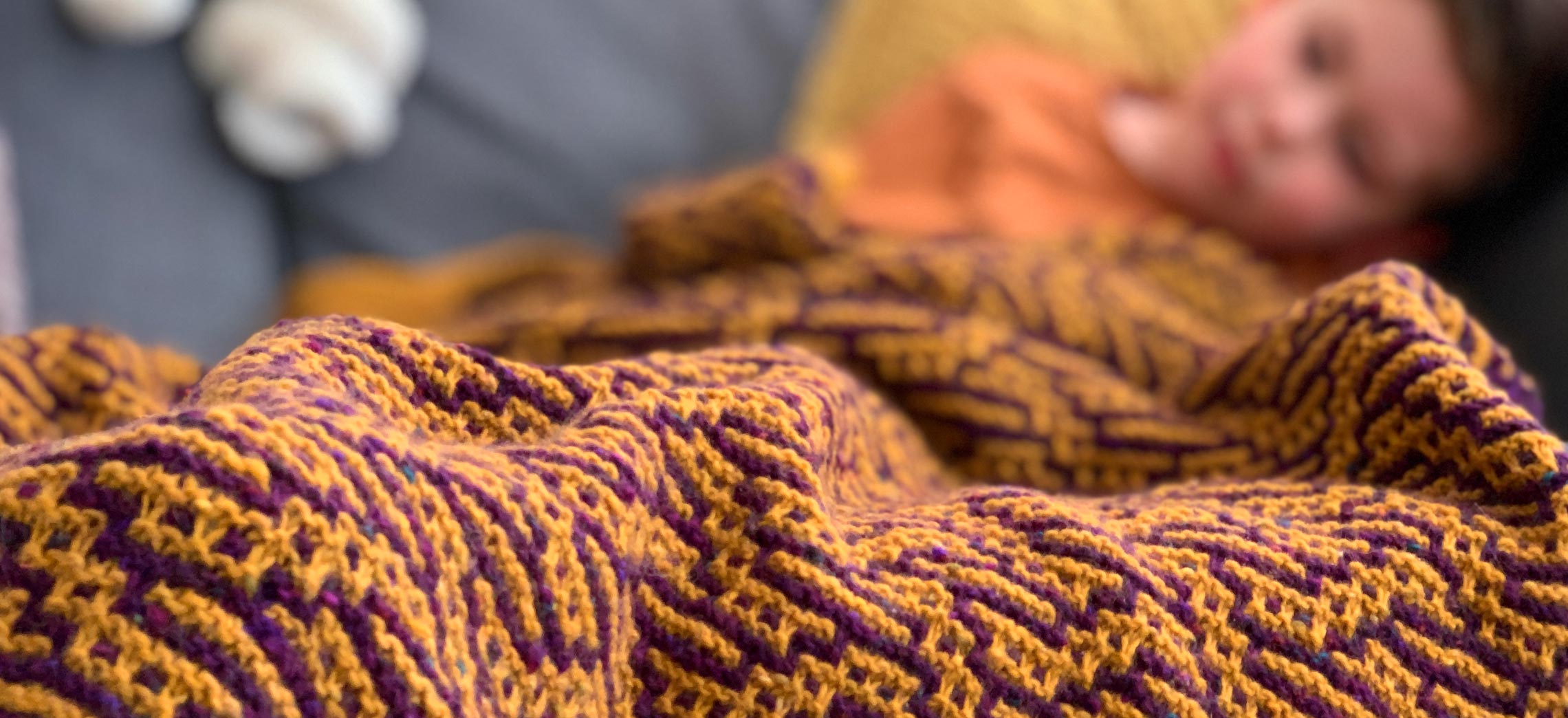 Malia Mosaic Knitted Blanket: New Pattern Release